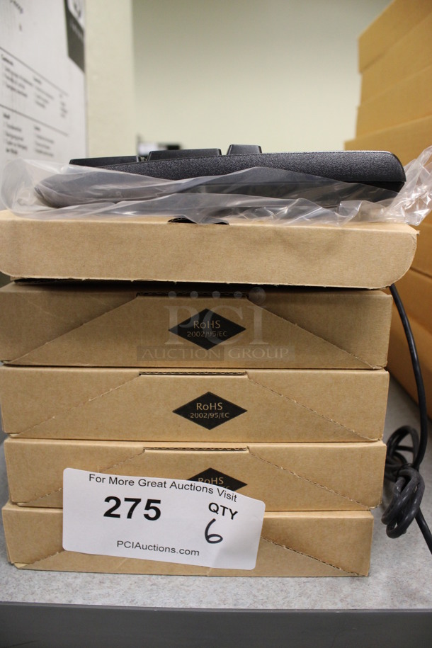 ALL ONE MONEY! Lot of 6 IN ORIGINAL BOX! Logitech Keyboards! 18.5x7x1.5. (Room 105) - Image 4 of 4