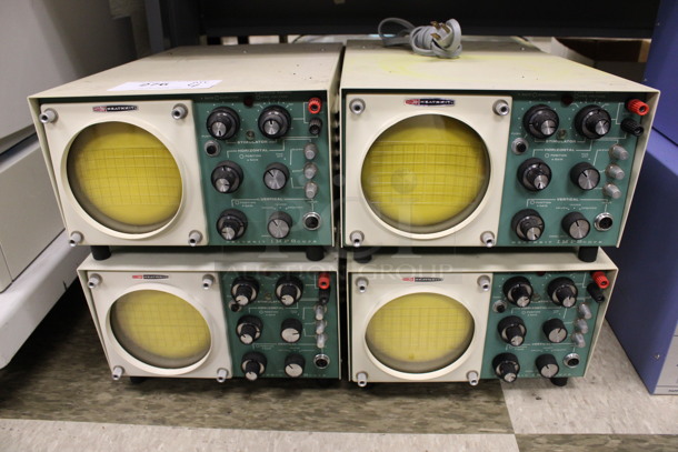 4 Heathkit Model EV-3 Metal IMPScopes. 11x19x7. 4 Times Your Bid! (Room 105) - Image 1 of 5