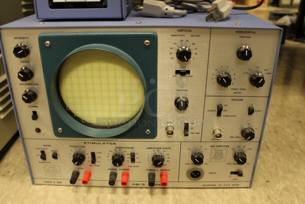 Phipps & Bird Model PB-3 Stimulator and Recorder. 14x20x10, 5x7x10.5. (Room 105) - Image 6 of 6
