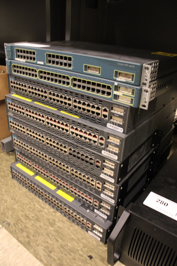 8 Cisco Systems Various Rack Units Including Catalyst 3500, Catalyst 2948G-L3. Includes 19x11.5x2. 8 Times Your Bid! (Room 105) - Image 4 of 4