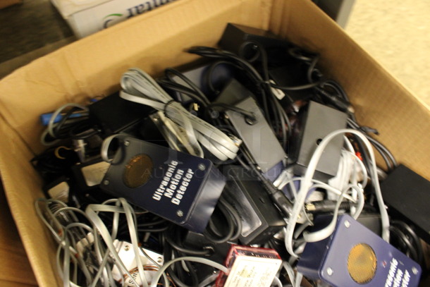 ALL ONE MONEY! Lot of Various Items Including Ultrasonic Motion Detectors! Includes 2.5x1.5x5. (Room 105) - Image 5 of 6