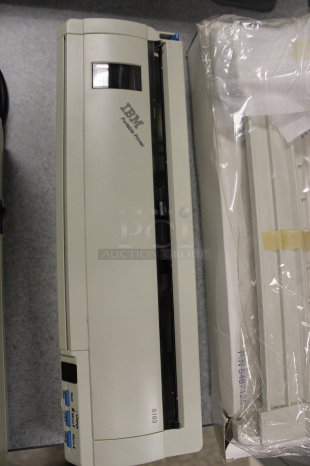 ALL ONE MONEY! Lot of 2 Various Items Including IBM Portable Printer and IBM Printer Piece! Includes 12x3.5x2. (Room 105) - Image 3 of 5