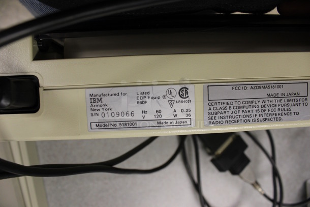 IBM Countertop Compact Printer. 12x8.5x4. (Room 105) - Image 4 of 4
