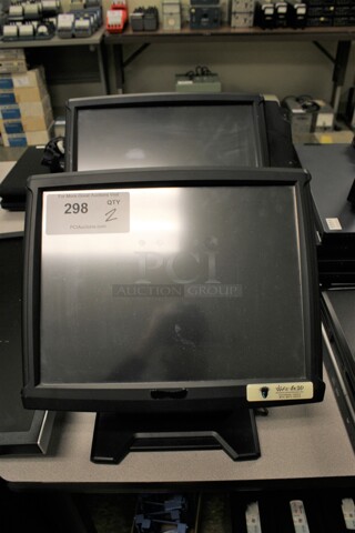2 Countertop 15" POS Monitors. 14x11x12. 2 Times Your Bid! (Room 105)