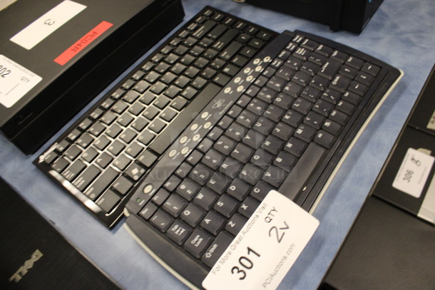 ALL ONE MONEY! Lot of 2 Keyboards! 12.5x6x1.5, 13x5x1. (Room 105) - Image 2 of 3