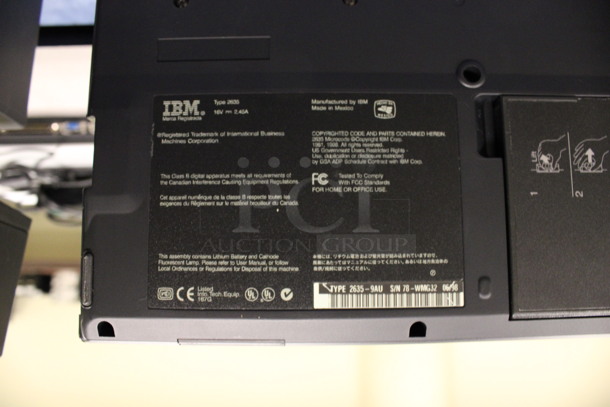 IBM 12" Laptop. 12x9x2.5. (Room 105) - Image 5 of 5