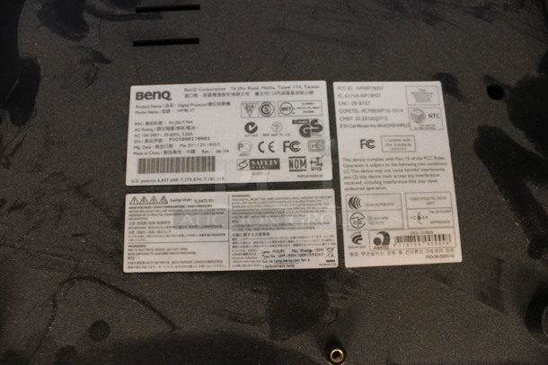 Benq Model HP780 ST Projector w/ Remote. 13x9.5x5.5. (Room 105) - Image 5 of 5