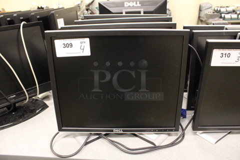 4 Dell 19" Computer Monitors Including Model 1908FPc. 4 Times Your Bid! (Room 105)