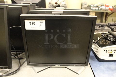 3 Dell 19" Computer Monitors Including Model 1907FPc. 3 Times Your Bid! (Room 105)