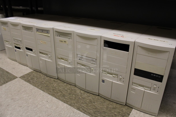 8 Various Computer Towers. Includes 7.5x19x17. 8 Times Your Bid! (Room 105) - Image 4 of 5