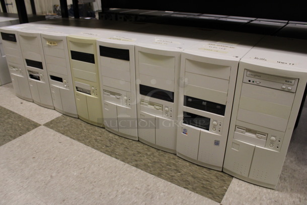 8 Various Computer Towers. Includes 7.5x19x17. 8 Times Your Bid! (Room 105) - Image 4 of 4