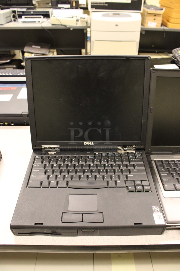 2 Various Dell 14" Laptops w/ 2 Chargers. Inspiron 7000 and Latitude D630. 13.5x10.5x1.5, 12.5x10x2. 2 Times Your Bid! (Room 105) - Image 2 of 8