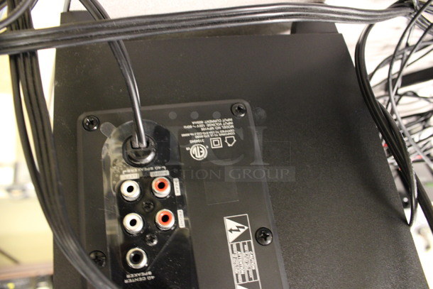 Creative Inspire T6160 Subwoofer Speaker w/ 4 Creative Speakers. 7x10x9, 3x3.5x6. (Room 105) - Image 5 of 8