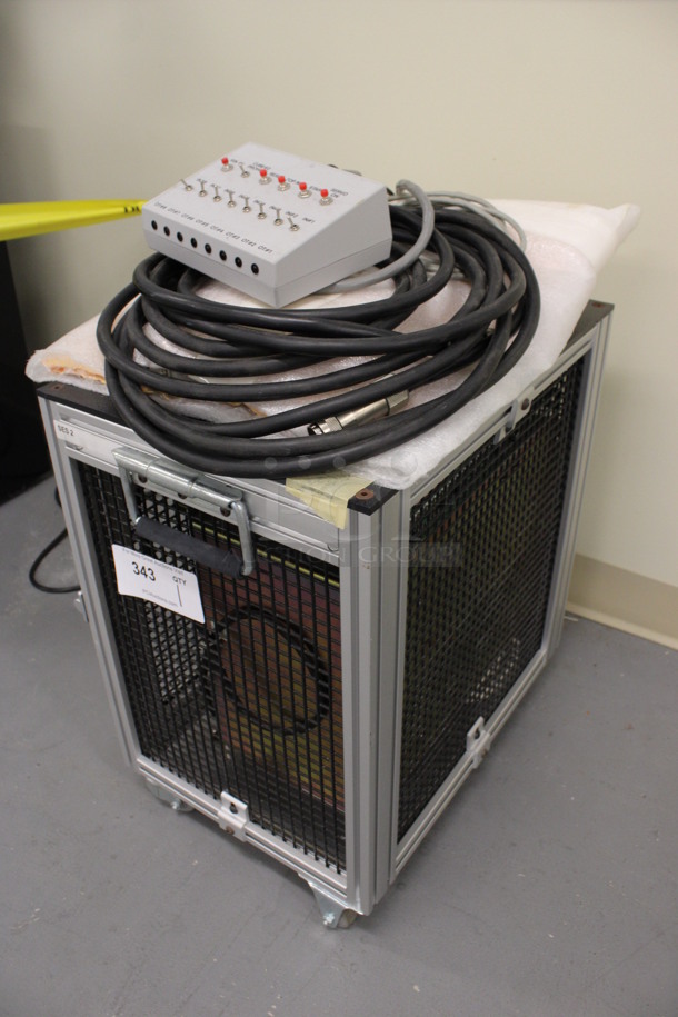 CPS-420F Power Supply in Metal Cage on Casters. 13.5x18.5x21. (Basement: Room 019) - Image 2 of 12