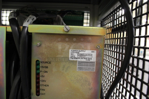CPS-420F Power Supply in Metal Cage on Casters. 13.5x18.5x21. (Basement: Room 019) - Image 12 of 12