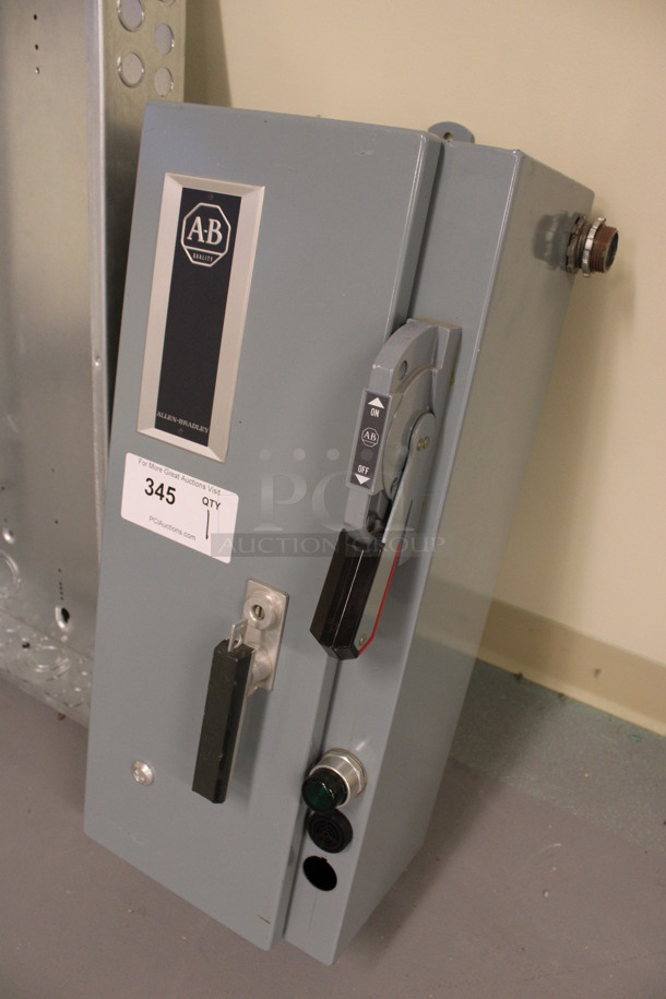 Allen-Bradley Gray Metal Safety Switch. 10x10x24. (Basement: Room 019) - Image 2 of 5