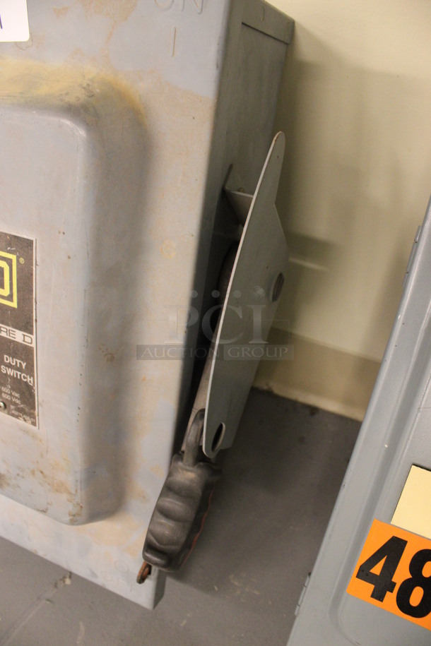 Square D Gray Metal Heavy Duty Safety Switch. 10x7x19. (Basement: Room 019) - Image 5 of 5