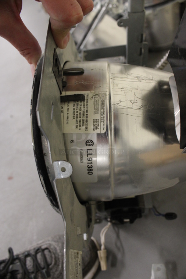Metal Ceiling Mount Flush Light Fixture. 14x15x8. (Basement: Room 019) - Image 5 of 6