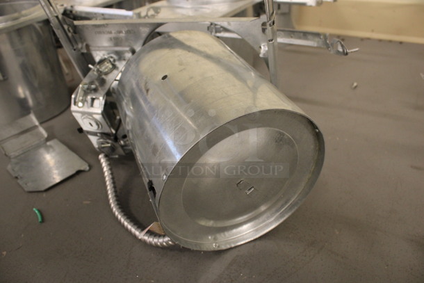 ALL ONE MONEY! Lot of 6 Metal Ceiling Mount Flush Light Fixture. 11x15x9. (Basement: Room 019) - Image 5 of 6