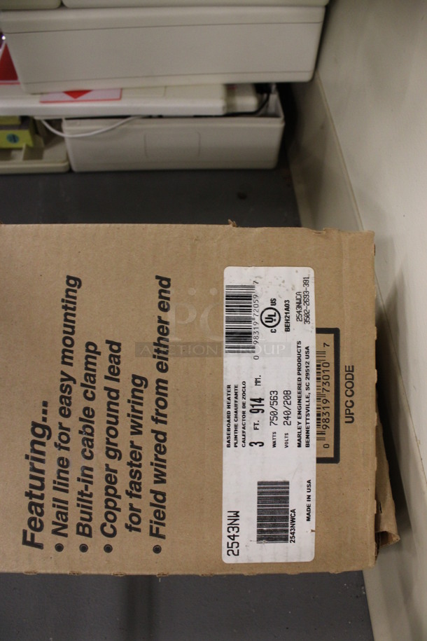IN ORIGINAL BOX! Marley Electric Baseboard Heater. 36x3x7 - Image 7 of 7