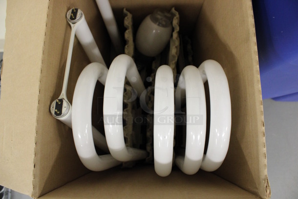 ALL ONE MONEY! Lot of 9 Various Lights Including Tube Lights, U Shaped Light. Includes 48". (Basement: Room 019) - Image 2 of 5