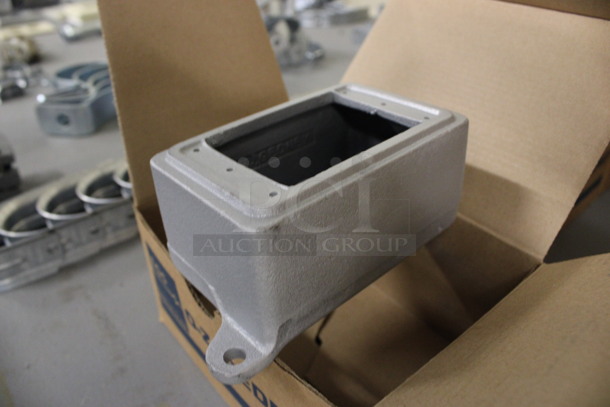 6 BRAND NEW IN BOX! O-Z Gedney Cast Device Boxes. 3x2.5x6. 6 Times Your Bid! (Basement: Room 019) - Image 3 of 6