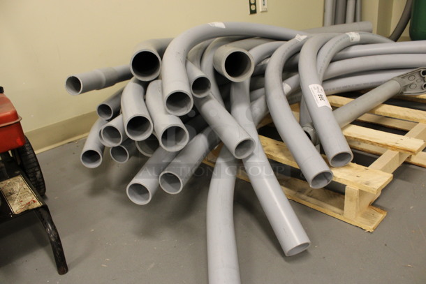 ALL ONE MONEY! Lot of Kraloy PVC Conduit Gray Tubes. (Basement: Room 019) - Image 3 of 6