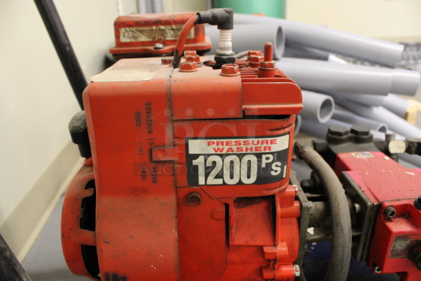 Briggs & Stratton Homelite 1200 PSI Metal Pressure Washer. 17x20x35. (Basement: Room 019) - Image 5 of 7