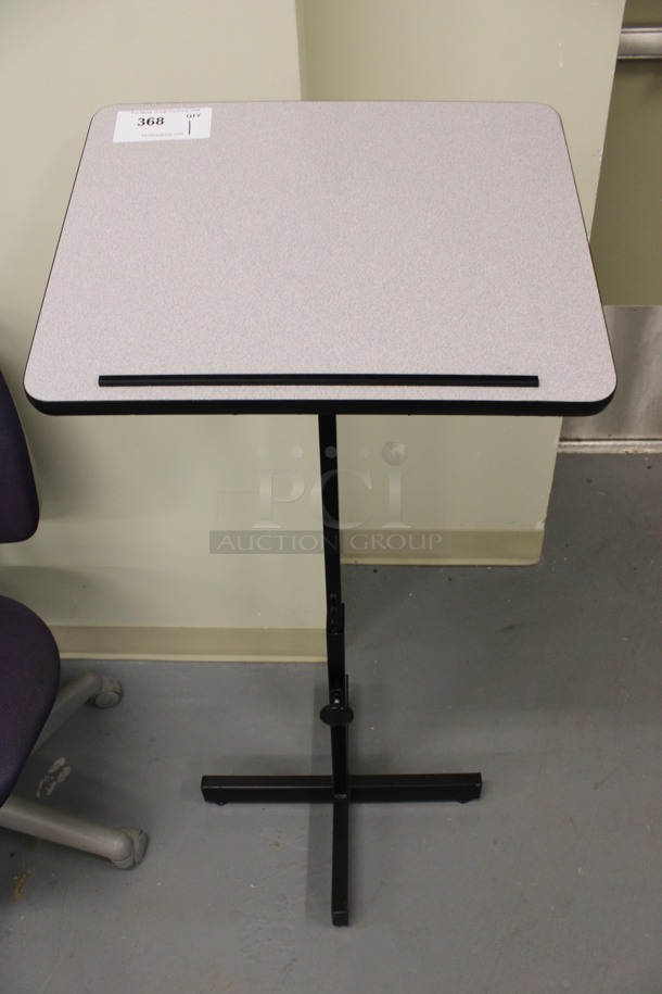 Gray Podium. 20x16x44. (Basement: Room 019) - Image 1 of 3