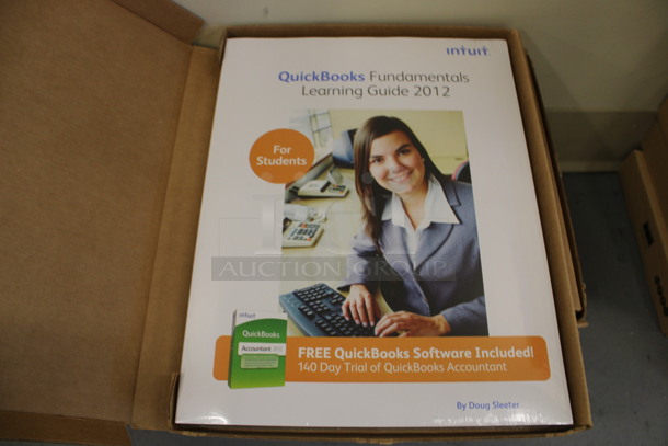 ALL ONE MONEY! Lot of 7 Intuit QuickBooks Fundamentals Learning Guides 2012. (Basement: Room 019)