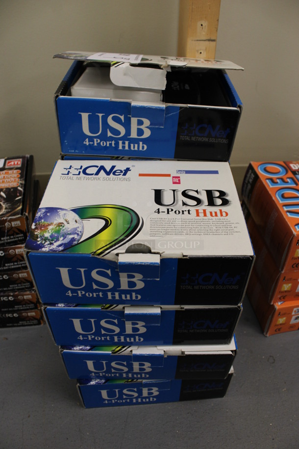 9 CNet 4-Port USB Hubs. 5x2.5x1. 9 Times Your Bid! (Basement: Room 019) - Image 5 of 5