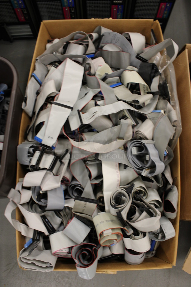 ALL ONE MONEY! Lot of Box and Brown Trash Can of Computer Ribbons! (Basement: Room 019) - Image 3 of 6
