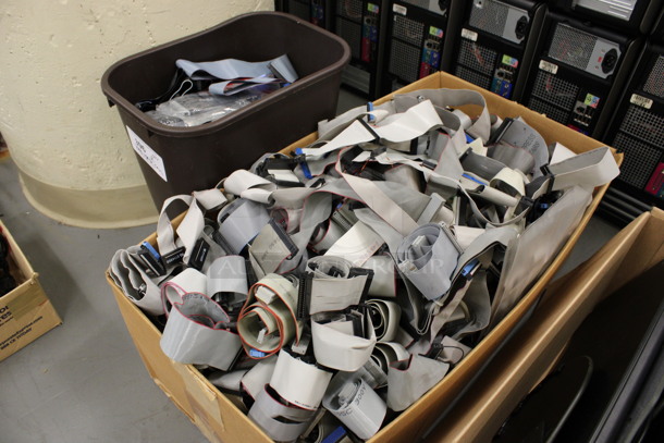 ALL ONE MONEY! Lot of Box and Brown Trash Can of Computer Ribbons! (Basement: Room 019) - Image 4 of 6