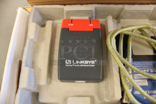 IN ORIGINAL BOX! Linksys 10/100 USB Network Adapter. (Basement: Room 019) - Image 3 of 3