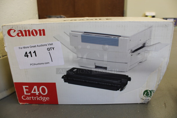 BRAND NEW IN BOX! Canon E40 Cartridge. (Basement: Room 019)