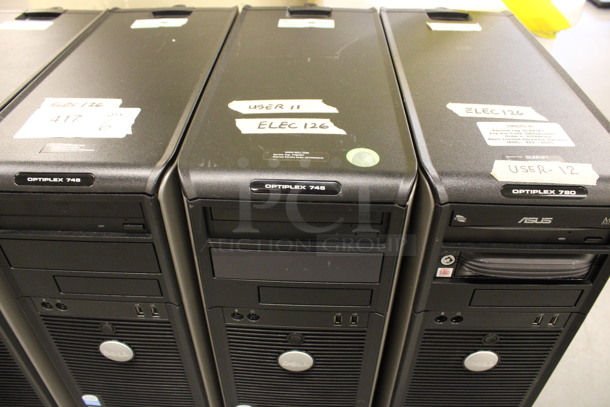 6 Dell Optiplex Computer Towers Including 745 and 780. 7.5x17x16. 6 Times Your Bid! (Basement: Room 019) - Image 3 of 5