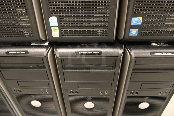 6 Dell Optiplex Computer Towers Including 745 and 780. 7.5x17x16. 6 Times Your Bid! (Basement: Room 019) - Image 4 of 5