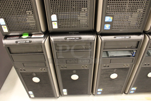6 Dell Optiplex Computer Towers Including 745 and 780. 7.5x17x16. 6 Times Your Bid! (Basement: Room 019) - Image 4 of 4