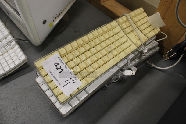 ALL ONE MONEY! Lot of 4 Keyboards! 17.5x5x1.5. (Basement: Room 019) - Image 2 of 3
