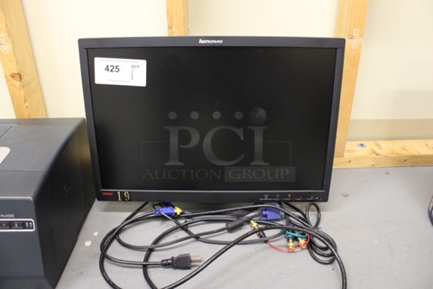 Lenovo 22" Computer Monitor. (Basement: Room 019)