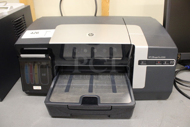 HP Officejet Pro K550 Countertop Printer. 19x17x8. (Basement: Room 019)