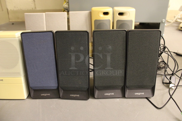 ALL ONE MONEY! Lot of 11 Various Speakers! Includes 3x4x7. (Basement: Room 019) - Image 3 of 5