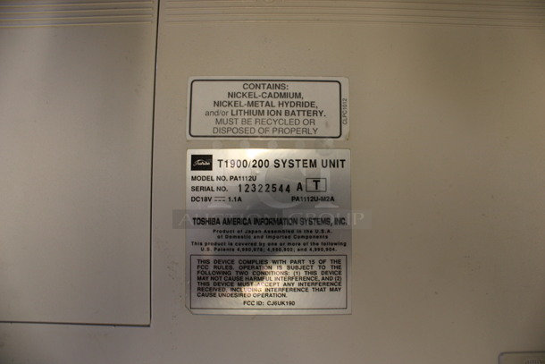 2 Satellite Model PA1112U T1900 9.5" Laptops in Soft Laptop Case. 17x13x5. 2 Times Your Bid! (Basement: Room 019) - Image 5 of 9