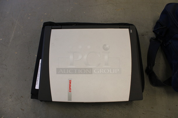 Compaq Evo N150 14" Laptop in Soft Laptop Case. 11x15x3. (Basement: Room 019) - Image 5 of 8