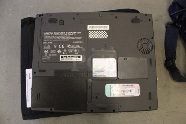Compaq Evo N150 14" Laptop in Soft Laptop Case. 11x15x3. (Basement: Room 019) - Image 6 of 8