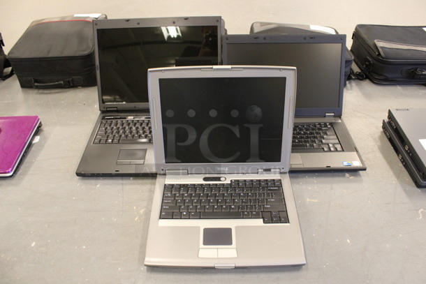 3 Various Dell Laptops. Latitude D510, Latitude E5510 and Vastro 1710. Includes 14