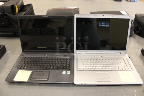 2 Various 15.5" Laptops; Dell Inspiron 1525 and Compaq Presario C700. Comes w/ 1 Charger. 2 Times Your Bid! (Basement: Room 019)