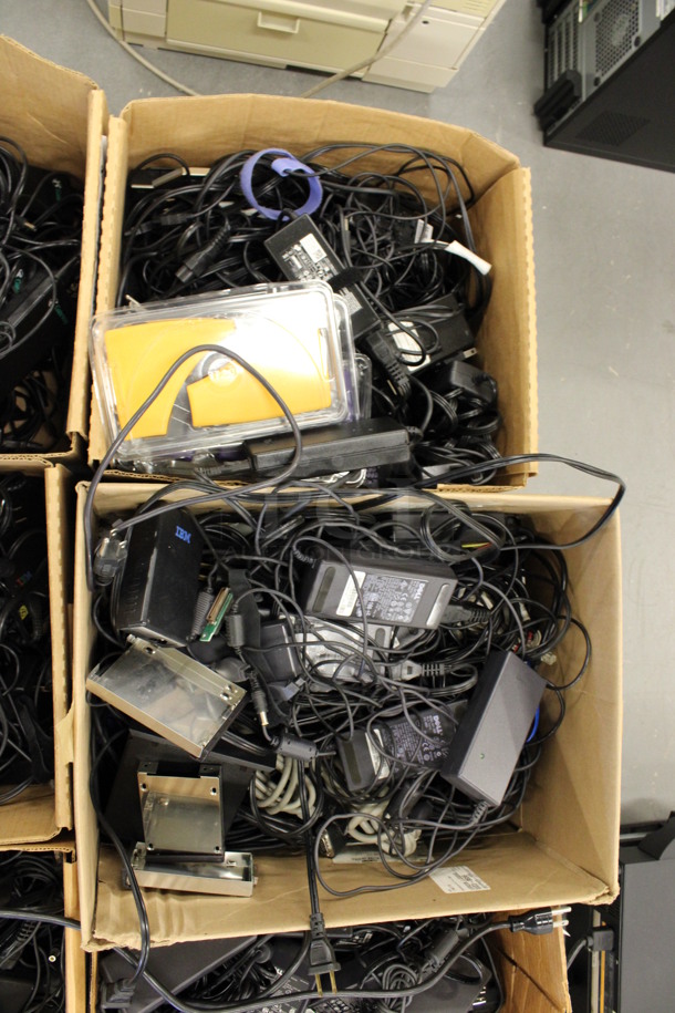 ALL ONE MONEY! Lot of 7 Boxes of Various Chargers and Cords! (Basement: Room 019) - Image 4 of 6