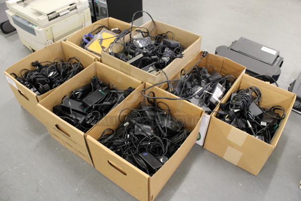 ALL ONE MONEY! Lot of 7 Boxes of Various Chargers and Cords! (Basement: Room 019) - Image 6 of 6