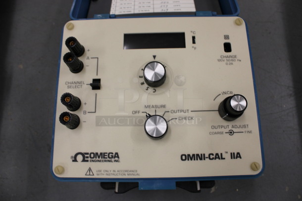 Omega Omni-cal IIA Thermoouple Calibrator. 5.5x7.5x7.5. (Basement: Room 019) - Image 2 of 3